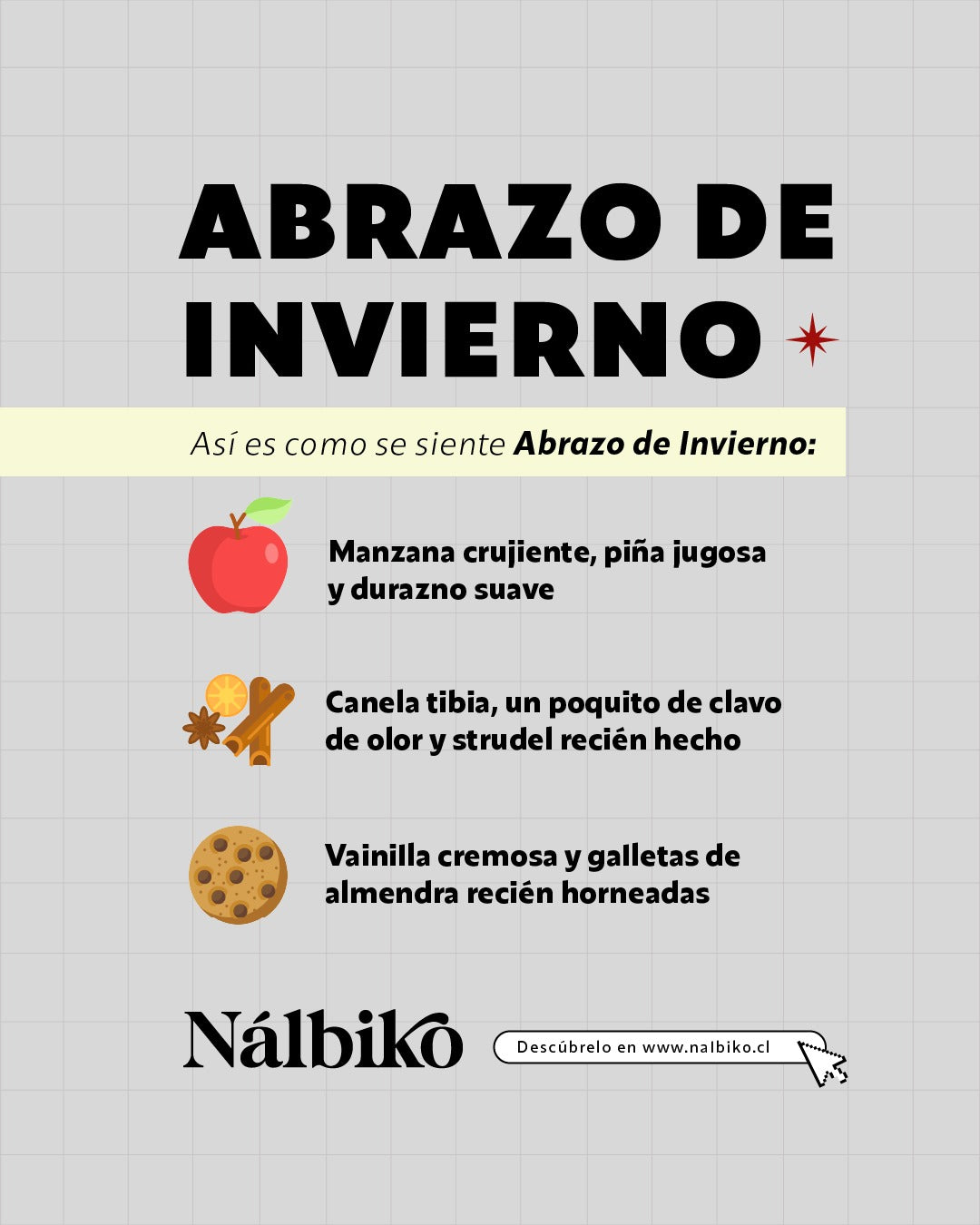 Aromatizante Home Spray - Abrazo de Invierno 🍎🍪