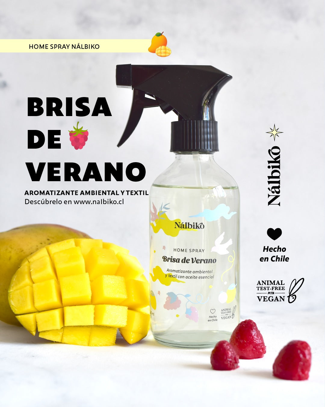 Aromatizante ambiental de frutas de verano
