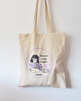 Totebag Nálbiko con la frase: mereces cosas bonitas